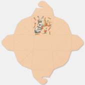 Bunnies en wortelen 10e verjaardagsfeest bedankdoosjes (Ongevouwen)