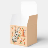 Bunnies en wortelen 1e verjaardagsfeest bedankdoosjes (Geopend)