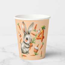 Bunnies en wortelen 4e verjaardagsfeest