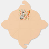 Bunnies en wortelen 7e verjaardagsfeest bedankdoosjes (Ongevouwen)