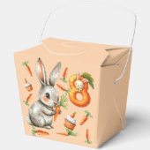 Bunnies en Wortelen 8e Verjaardag Party Favoriete Bedankdoosjes (Voorkant)