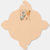 Bunnies en Wortelen 8e Verjaardag Party Favoriete Bedankdoosjes (Ongevouwen)