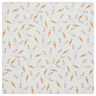 Bunnies en wortelen stof