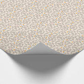 Bunnies en wortelpatroon cadeaupapier (Hoek)