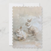 Bunnies - Flat Invitation maat: 12,7 cm x 17,8 cm Kaart (Voorkant)