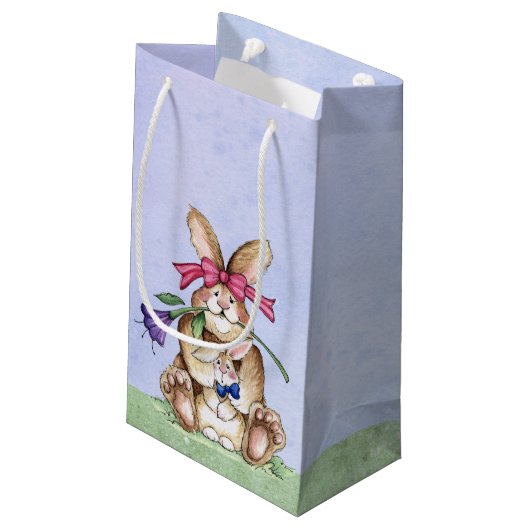 Bunnies - Gift Bag Klein Cadeauzakje (Achterkant Gekanteld)