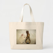 Bunnies Grote Tote Bag (Voorkant)