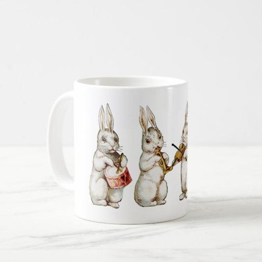 Bunnies Illustratie Koffiemok (Voorkant links)