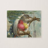 Bunnies in Boat, die van Pasen houden Legpuzzel (Horizontaal)