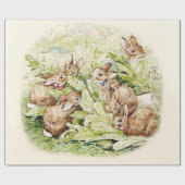 Bunnies in de sla Patch door Beatrix Potter Cadeaupapier (Vlak)