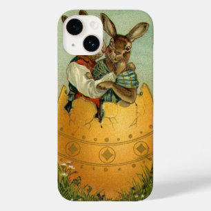 Bunnies in een gouden ei, Victoriaans Pasen Case-Mate iPhone Case