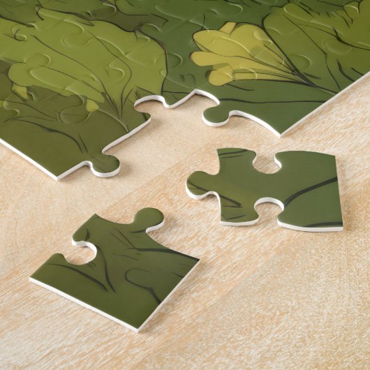 Bunnies in een veld legpuzzel (Zijkant)