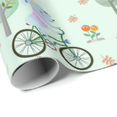 Bunnies in het park cadeaupapier (Rol Hoek)