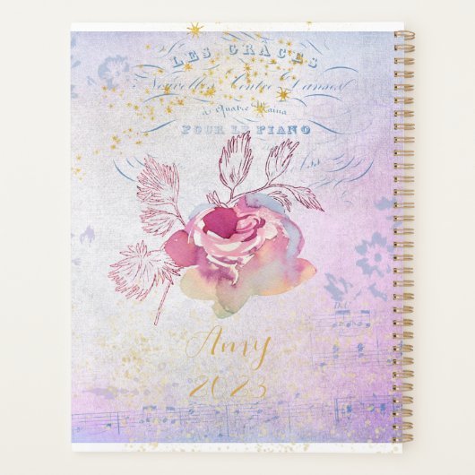 Bunnies in Lavender Dream Planner (Achterkant)