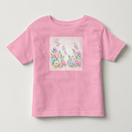 Bunnies in zachte kleuren van Natasha Us Kinder Shirts