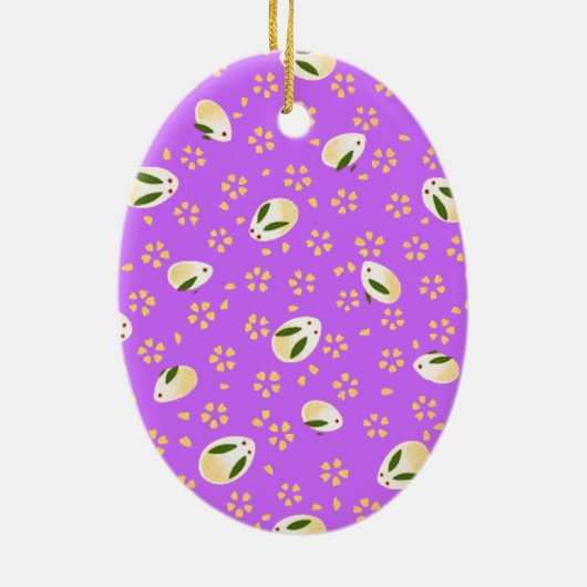 Bunnies Keramisch Ornament (Achterkant)