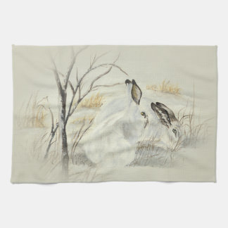 Bunnies/konijnen Theedoek