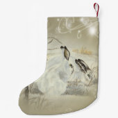 Bunnies/konijnenstooking Kleine Kerstsok (Achterkant)