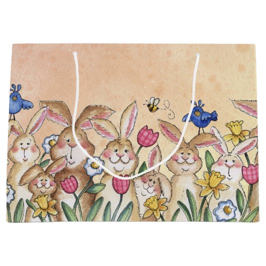 Bunnies Large Cadeautasje (Voorkant)