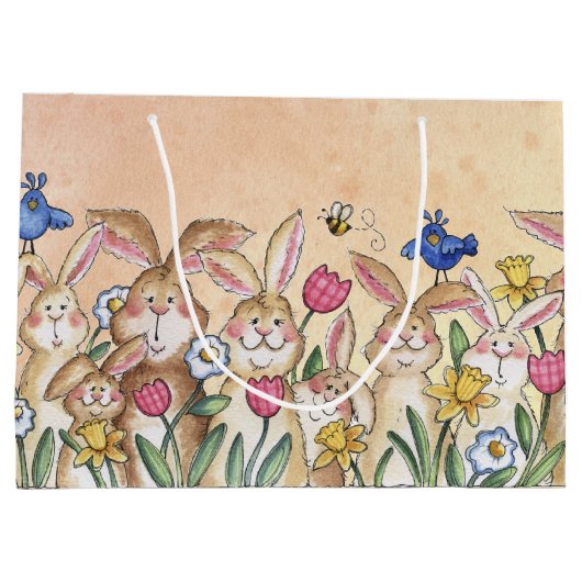 Bunnies Large Cadeautasje (Achterkant)