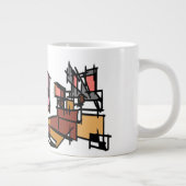 Bunnies lente hart grote koffiekop (Rechts)