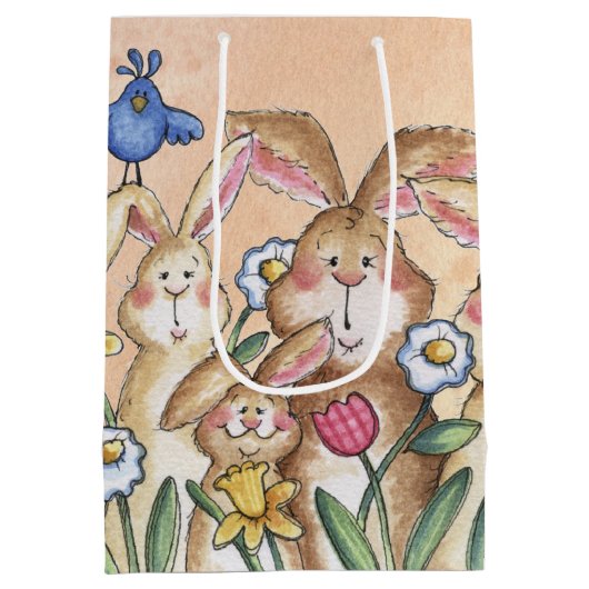 Bunnies Medium Cadeauzakje (Achterkant)