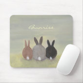 Bunnies Mousepad Muismat (Met muis)