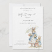 Bunnies mummie Baby shower Kaart (Voorkant)