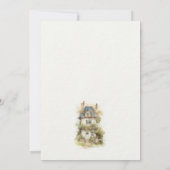 Bunnies mummie Baby shower Kaart (Achterkant)