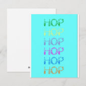 Bunnies paashopWenskaart Feestdagenkaart (Voorkant / Achterkant)