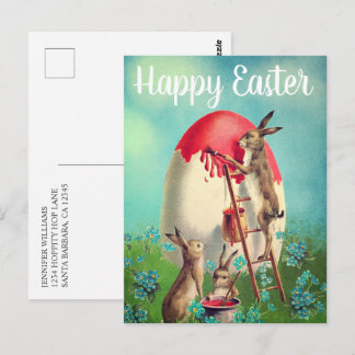  Bunnies Paaspaaspaaspasta Briefkaart