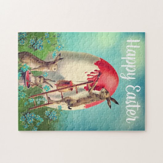  Bunnies Paaspaaspaaspasta Legpuzzel (Horizontaal)