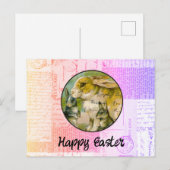  Bunnies Pasen Briefkaart (Voorkant / Achterkant)