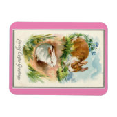 Bunnies Pasen Magneet (Horizontaal)