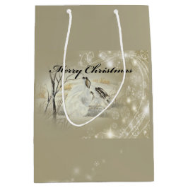 Bunnies/Rabbits-kerstcadeautassen Medium Cadeauzakje