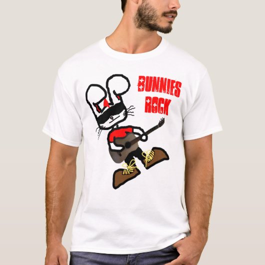 Bunnies Rock T-shirt (Voorkant)