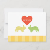 Bunnies sparen de Aankondiging van de Datum (Voorkant)