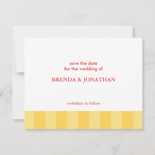 Bunnies sparen de Aankondiging van de Datum (Achterkant)