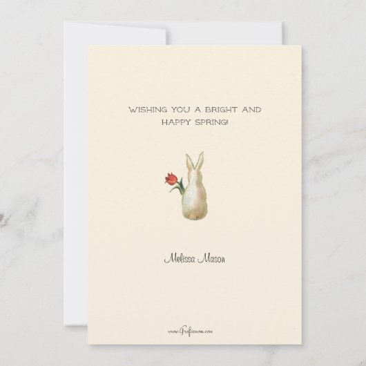  Bunnies spelen op zussen met paasgeem Feestdagenkaart