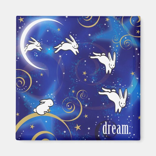 Bunnies telen magneet (Voorkant)