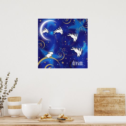 Bunnies telen poster (Keuken)