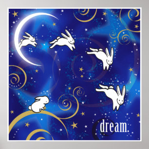 Bunnies telen poster