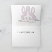 Bunnies: Thanks a Hole Bunch Bedankkaart (Binnen)