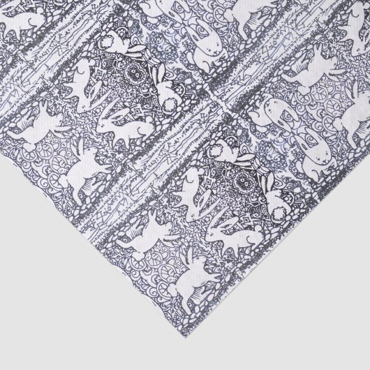 Bunnies Tissuepapier (Detail)