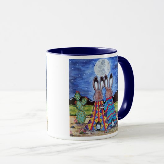 'Bunnies uit het zuidwesten van de konijn' Romance Mok (Voorkant rechts)