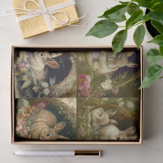 Bunnies van mandjes tissuepapier (Geschenk)