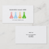 Bunnies Visitekaartje (Voorkant / Achterkant)