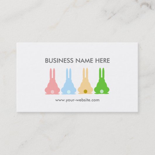 Bunnies Visitekaartje (Voorkant)