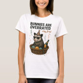 Bunnies zijn overrated Stay Feral T-shirt (Voorkant)