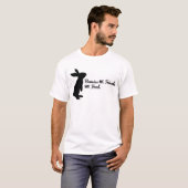 Bunnies zijn vrienden, geen eten. t-shirt (Voorkant volledig)